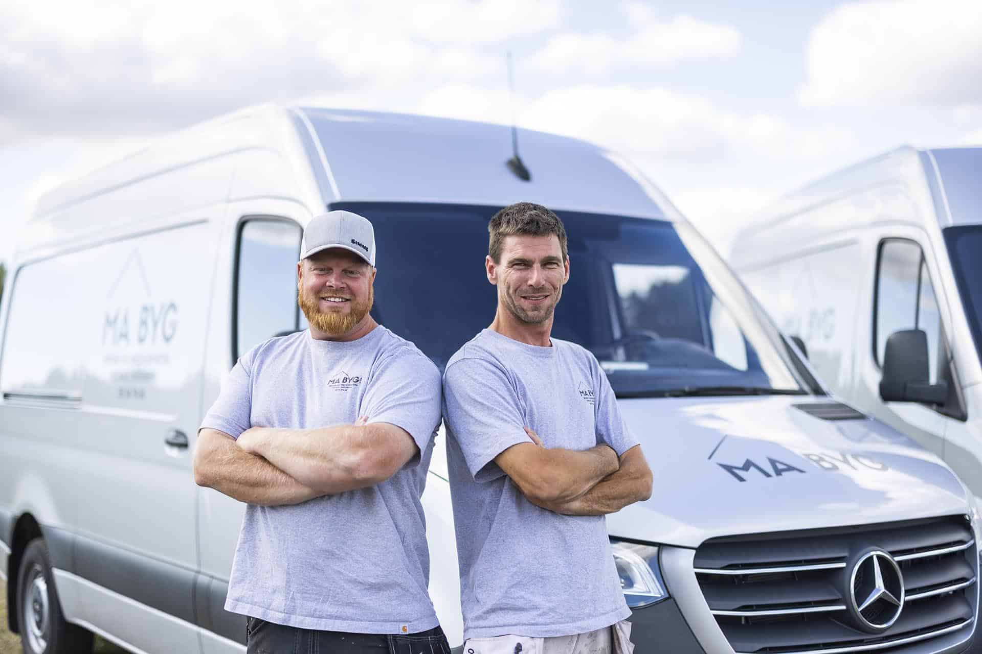 Glade tømrere fra MA Byg